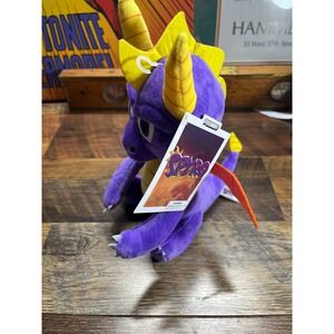 Spyro the Dragon Phunny Plush Kidrobot Activision Purple Dragon 8 inch 2019 NWT